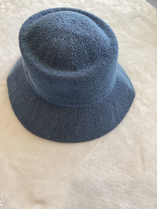 Anthropologie Nubby Bucket Hat Summer Hat New Denim Blue main image 10